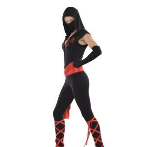 Black and Red Ninja Jumpsuit